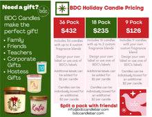 Load image into Gallery viewer, Custom Holiday Candle Packs
